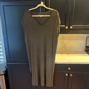 Madewell Gray Midi Dress